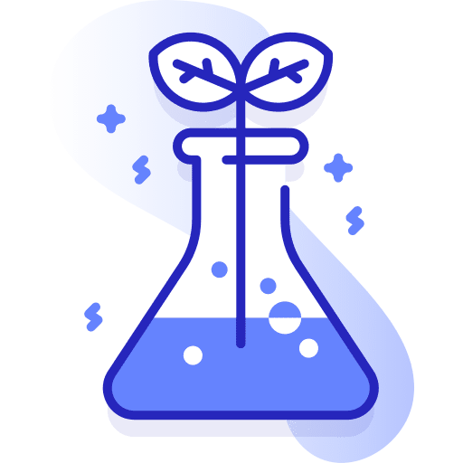 Flask plant flask leaf icon