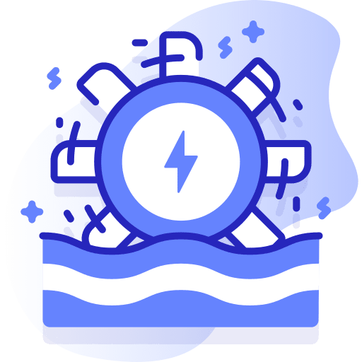 Hydro power ecology hydro power ecology and environment icon