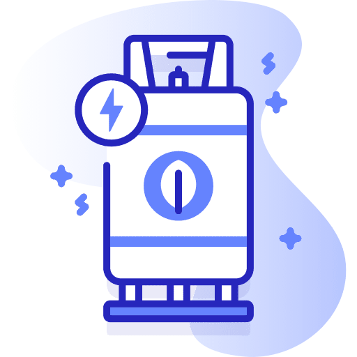 Biogas gas ecology and environment power plant icon