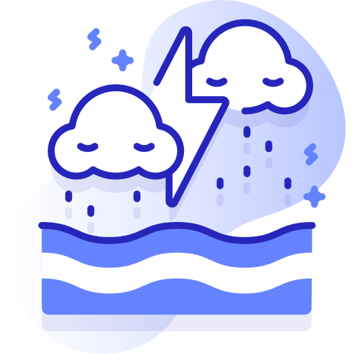 Thunder ecology thunderbolt sustainable icon