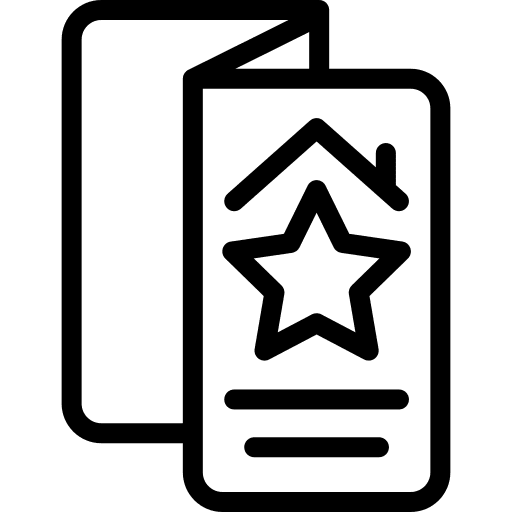 Flyer marketing brochure travel agency icon