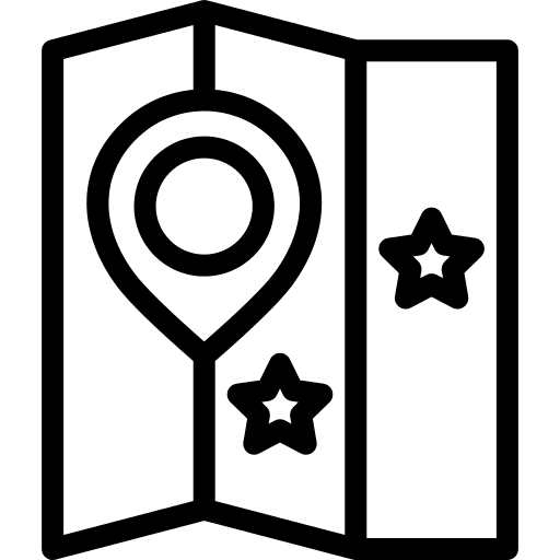 Map places region placeholder icon