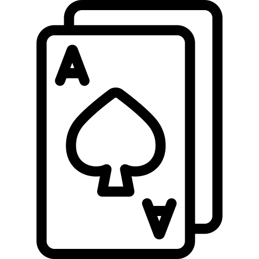 Playing card playing cards free time hobbies icon Playing card playing cards free time hobbies icon