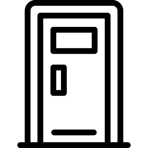 Room door travel holidays hotel icon