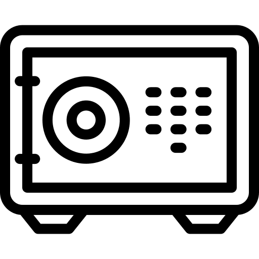 Safebox savings bank banking icon