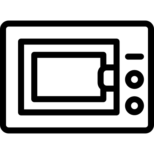 Microwave electric appliance oven cooking icon Microwave electric appliance oven cooking icon