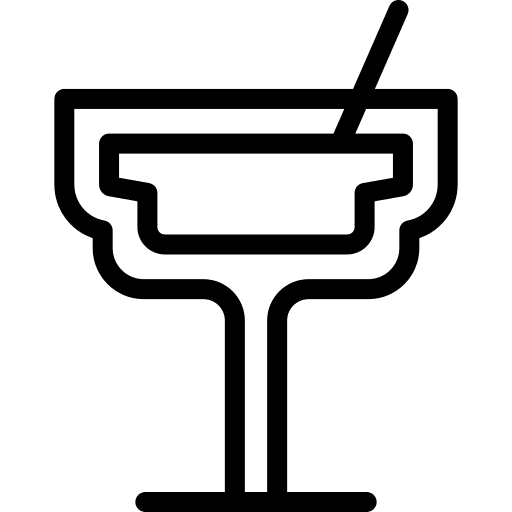 Cocktail bar cocktail straw icon Cocktail bar cocktail straw icon