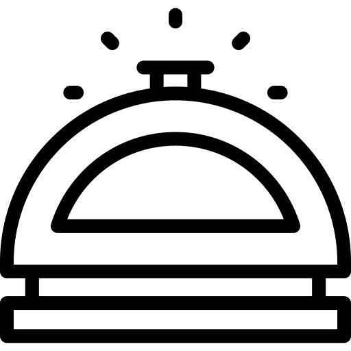 Desk bell reservation hotel bell ring bell icon Desk bell reservation hotel bell ring bell icon