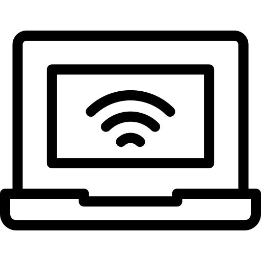 Laptop electronics technology communications icon Laptop electronics technology communications icon