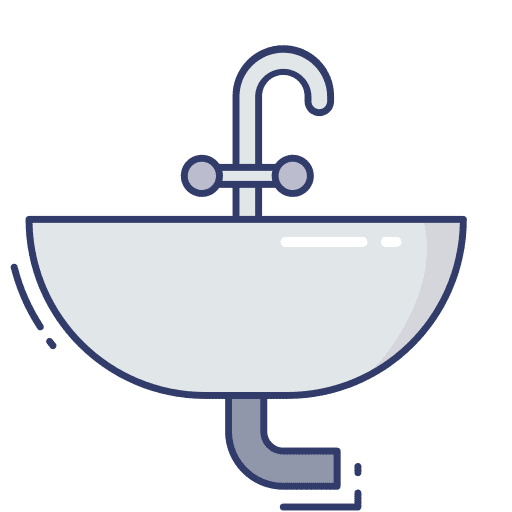 Faucet sink water cleaner icon