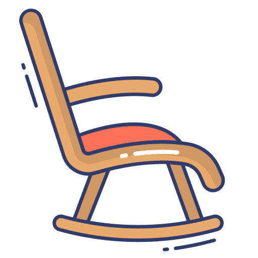 Rocking chair relax swing rocking chair icon Rocking chair relax swing rocking chair icon