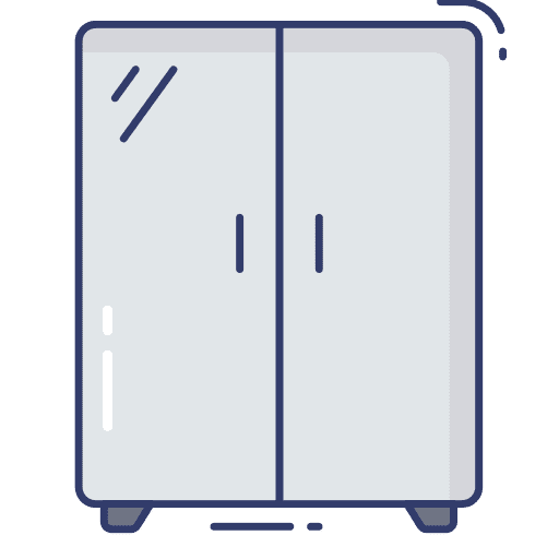 Wardrobe wardrobe closet furniture and household icon