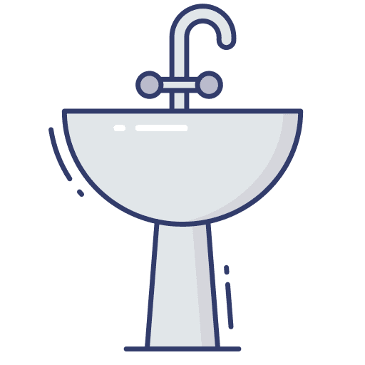 Wash basin sink wash basin bathroom icon