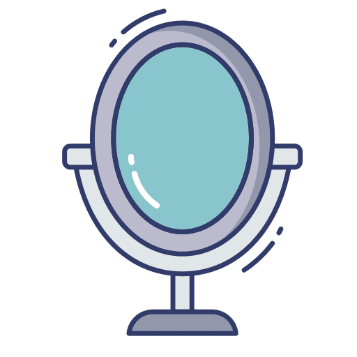 Hand mirror hand mirror grooming cosmetics icon Hand mirror hand mirror grooming cosmetics icon