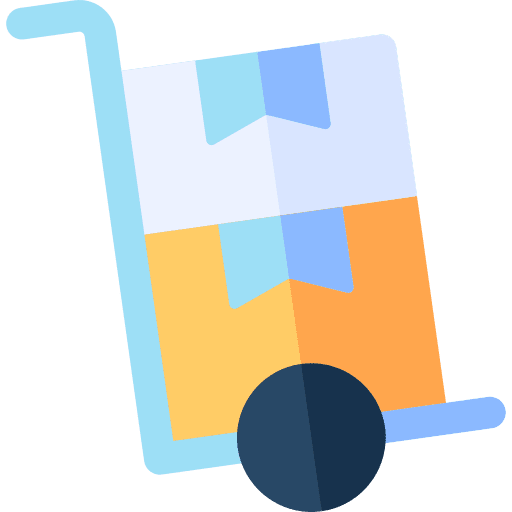 Delivery transport logistic cart icon Delivery transport logistic cart icon