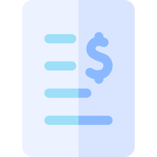 Invoice bill commerce shop icon Invoice bill commerce shop icon