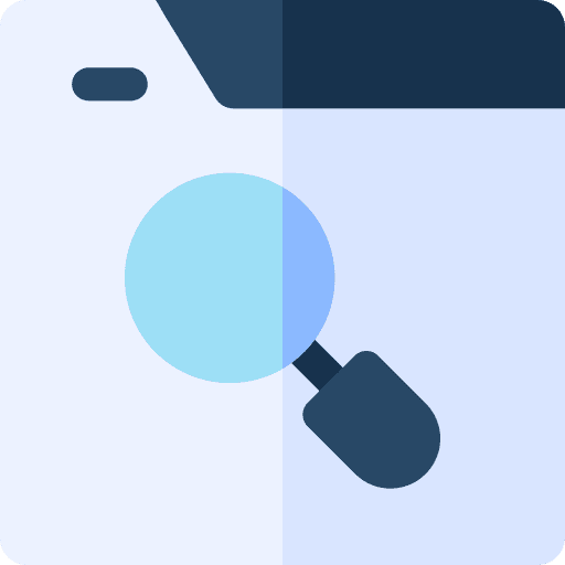 Search folder files and folders data storage icon Search folder files and folders data storage icon