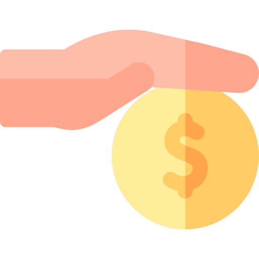 Pay money cash coin icon Pay money cash coin icon