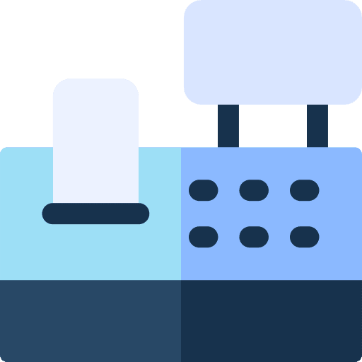 Cash register cash machine shop ticket icon Cash register cash machine shop ticket icon