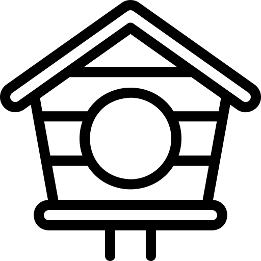 Birdhouse structure animals pet icon Birdhouse structure animals pet icon