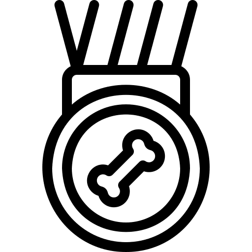 Medal animals pet animal icon Medal animals pet animal icon