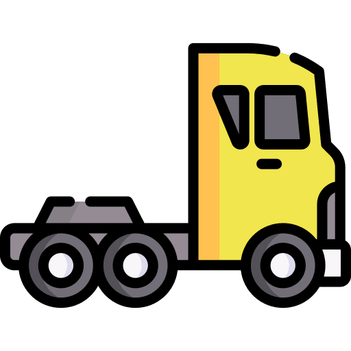 Big truck automobile public transport transport icon