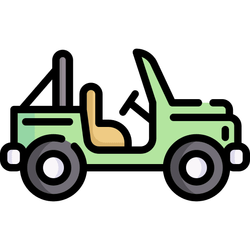 Safari safari jeep transportation icon