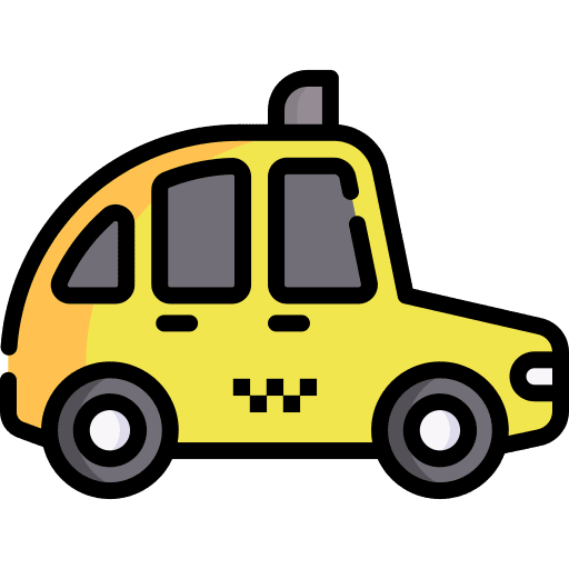 Cab travel transportation car icon Cab travel transportation car icon