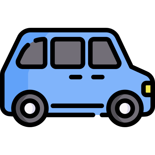 Minivan car automobile minivan icon Minivan car automobile minivan icon