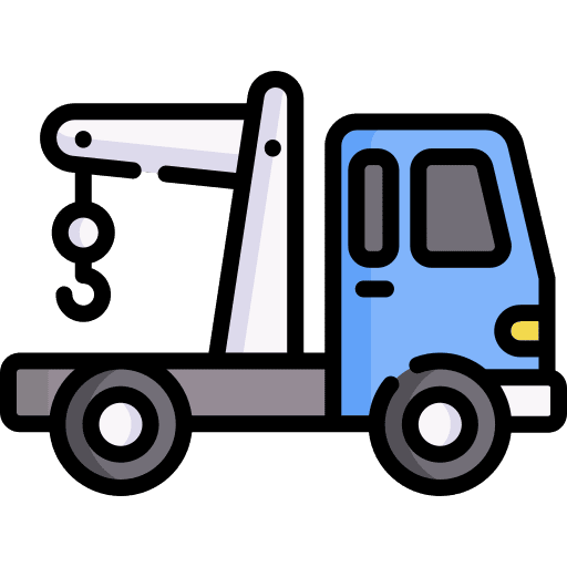 Tow truck car breakdown transport vehicle icon Tow truck car breakdown transport vehicle icon