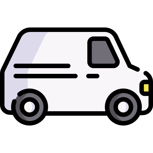 Minivan transportation car transport icon Minivan transportation car transport icon