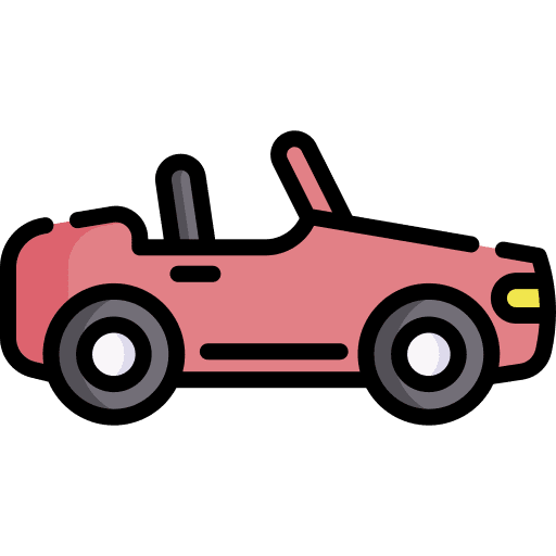 Roadster transportation car vehicle icon Roadster transportation car vehicle icon