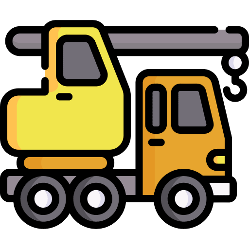 Truck mechanic crane truck crane icon Truck mechanic crane truck crane icon
