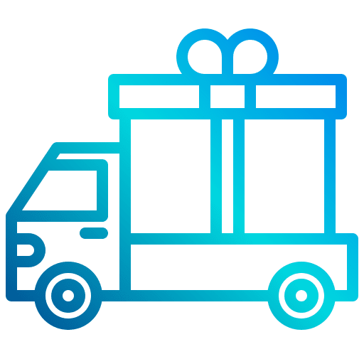 Truck ecommerce commerce and shopping gift icon