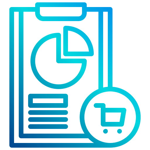 Analytics ecommerce commerce pie chart icon