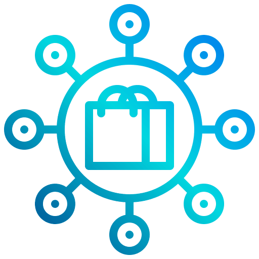 Bag shopper business bag icon