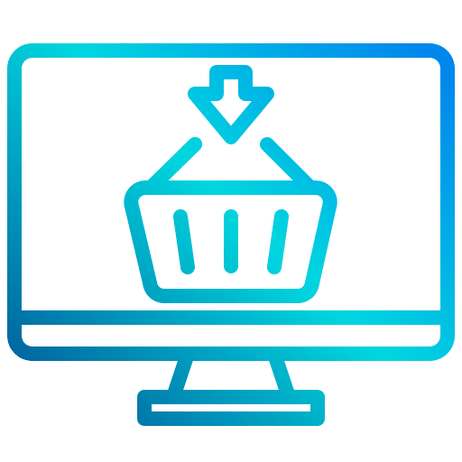 Computer monitor screen internet icon