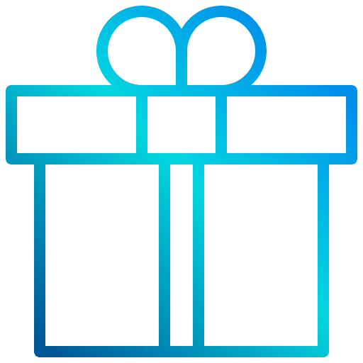 Gift present commerce and shopping gift icon