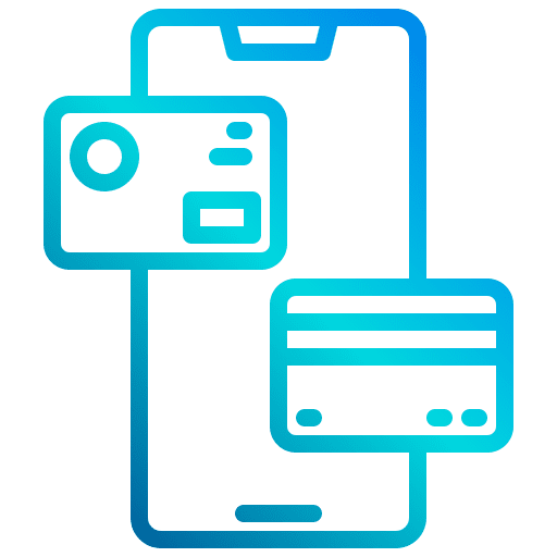 Payment method transaction payment mobile phone icon