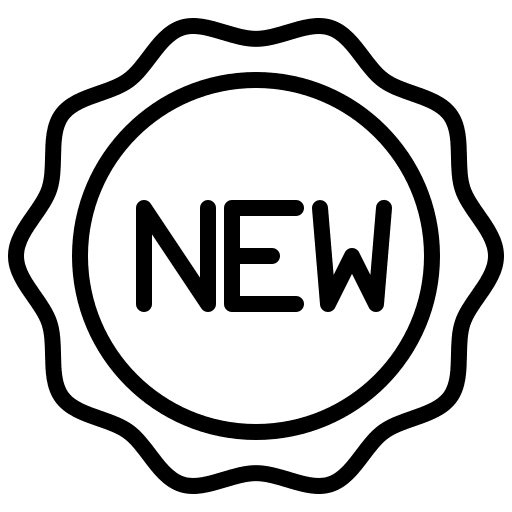 New commerce shopping badge icon