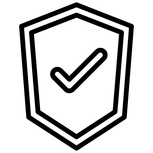 Shield verified security protected icon