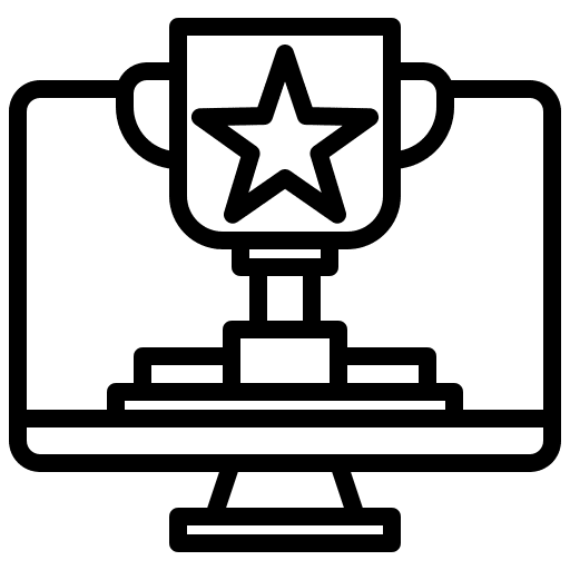 Award award online shopping commerce and shopping icon