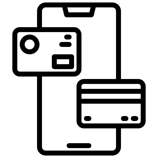 Payment method payment method payment smartphone icon