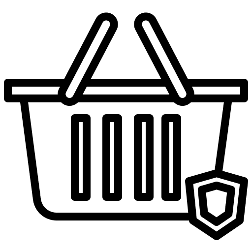 Basket purchase commerce and shopping shopping icon