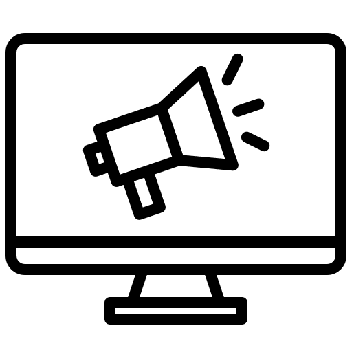 Promotion megaphone seo promotion icon