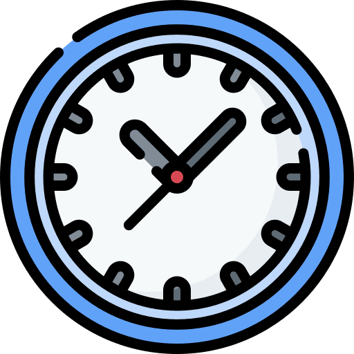 Wall clock clock time furniture icon