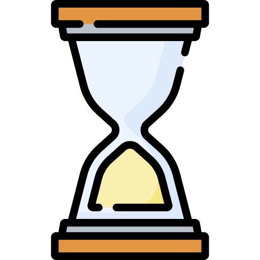 Hourglass clock time ui icon Hourglass clock time ui icon