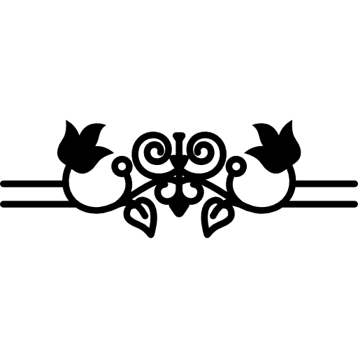 Floral vines with leaves and borders flower borders flowers icon