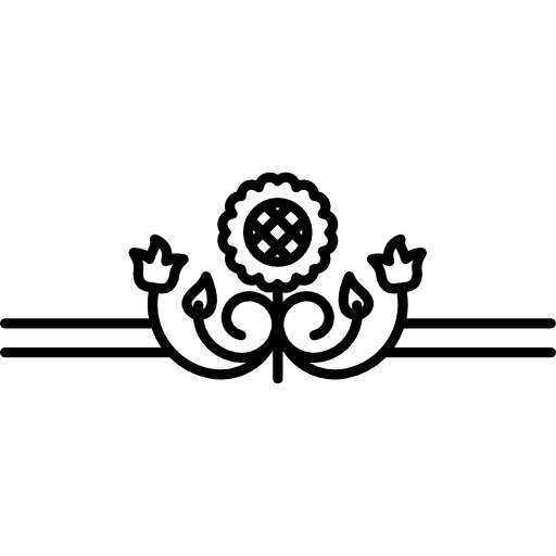 Sunflower variant with leaves border art leaves sunflower icon