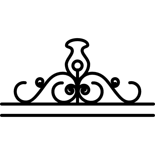 Floral bell variant with vines art flower design vine design icon